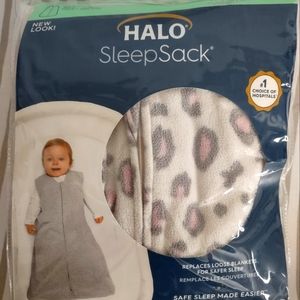 Halo Cheetah Print Fleece Sleep Sack Size M